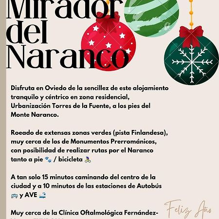 شقة Atico Mirador Del Naranco, Parking Gratuito, Wifi, Zona Residencial اوفيدو المظهر الخارجي الصورة
